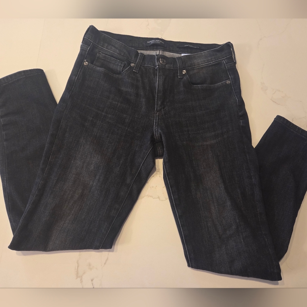 Banana Replubic Premium Super Deep Dark Indigo Black Skinny Jeans